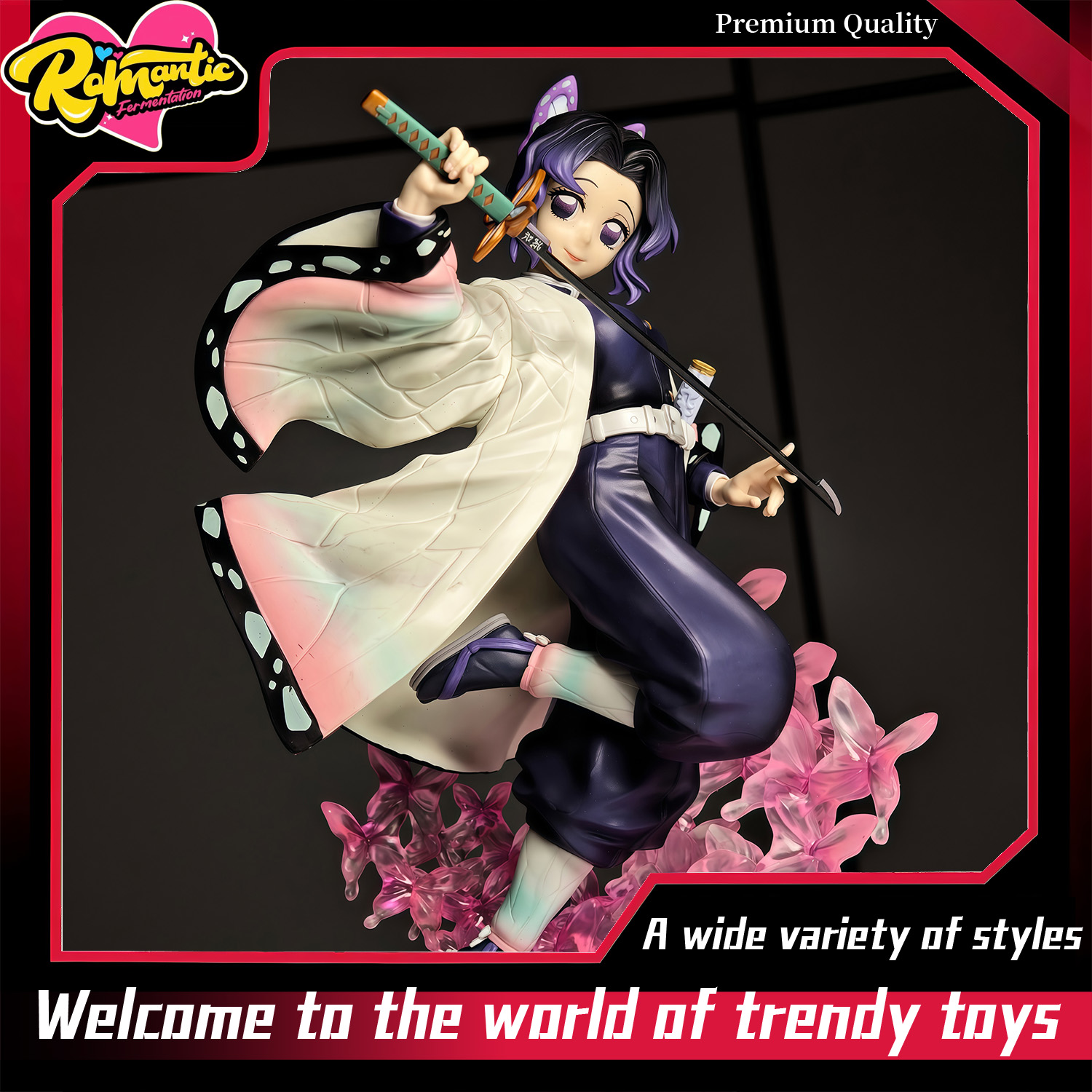 Popular Anime Merchandise - Shinobu Kocho Anime GK model figürü,