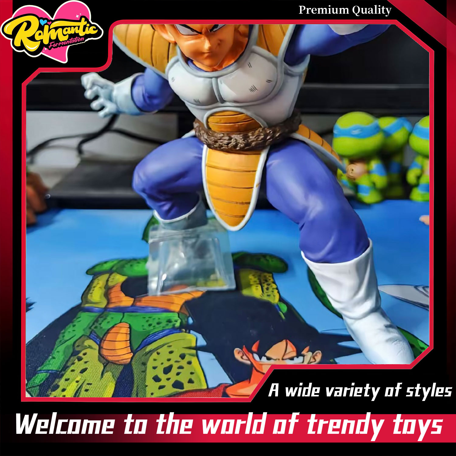 Başlangıç ​​pozunda Vegeta Ani - Popular Anime Merchandise incelemesi ve fiyatı