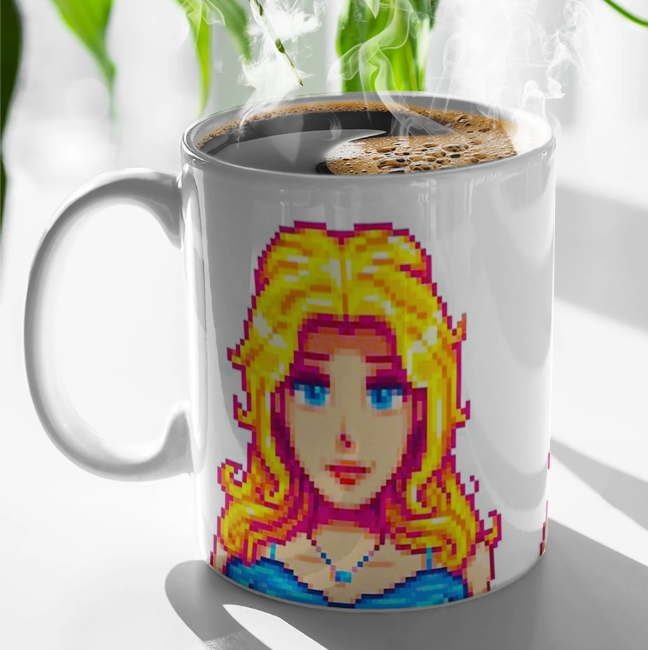 Stardew Valley Köylü Piksel Po - Anime Merchandise Mugs incelemesi ve fiyatı